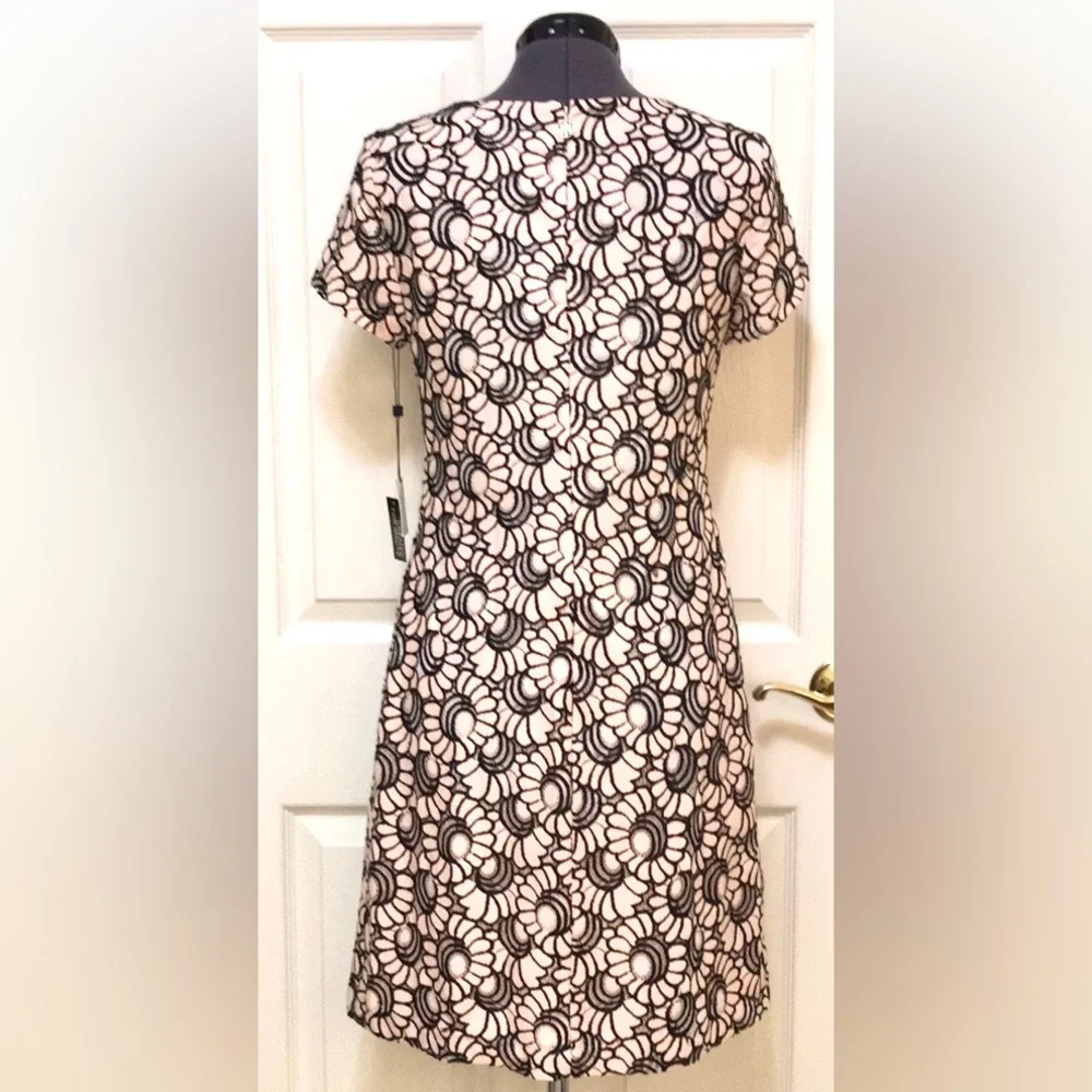NWT Tommy Hilfiger Pink Floral Lace Sheath Dress